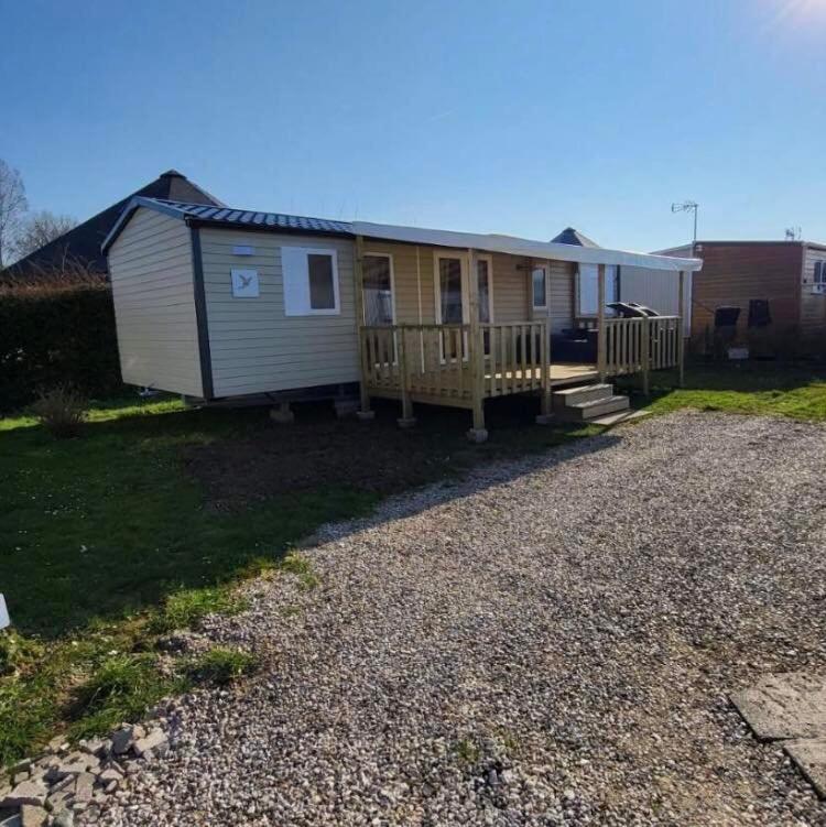 Mobil Home Neuf 6/8 Pers Biville-sur-Mer Exteriér fotografie