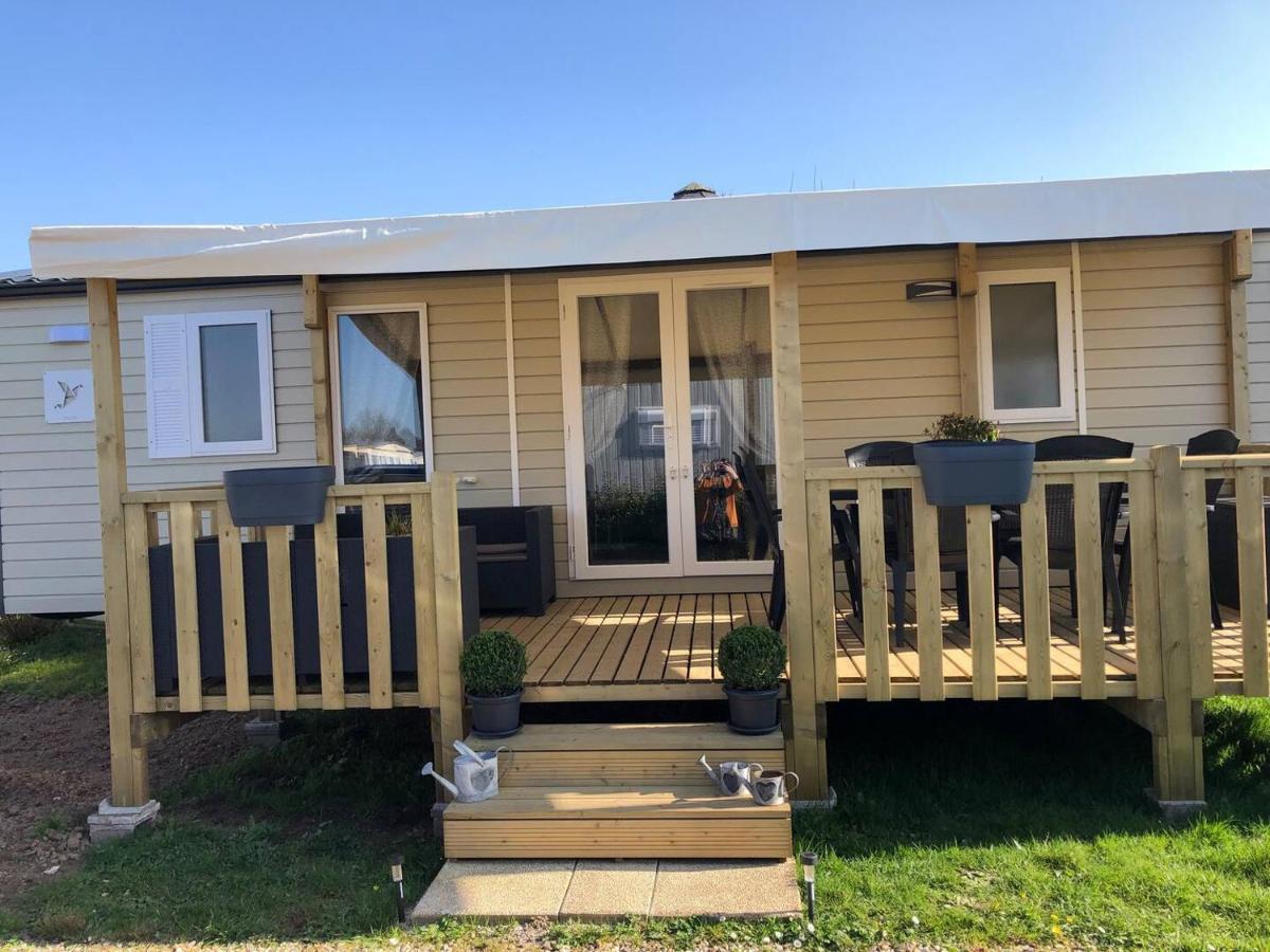 Mobil Home Neuf 6/8 Pers Biville-sur-Mer Exteriér fotografie