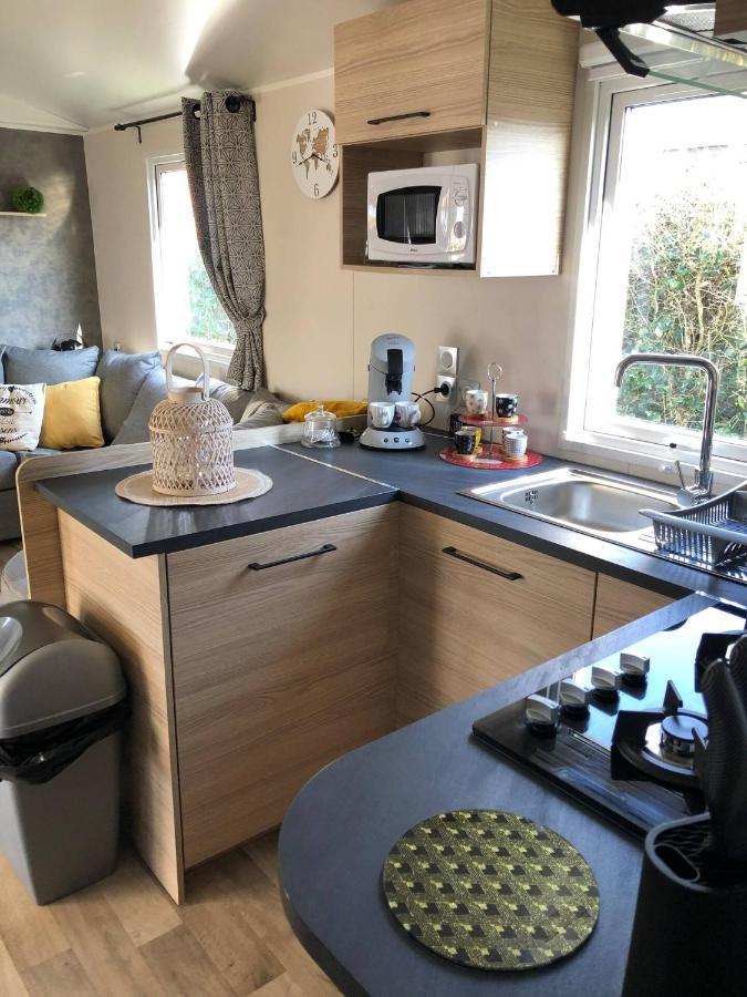 Mobil Home Neuf 6/8 Pers Biville-sur-Mer Exteriér fotografie