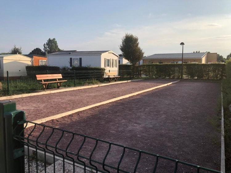 Mobil Home Neuf 6/8 Pers Biville-sur-Mer Exteriér fotografie